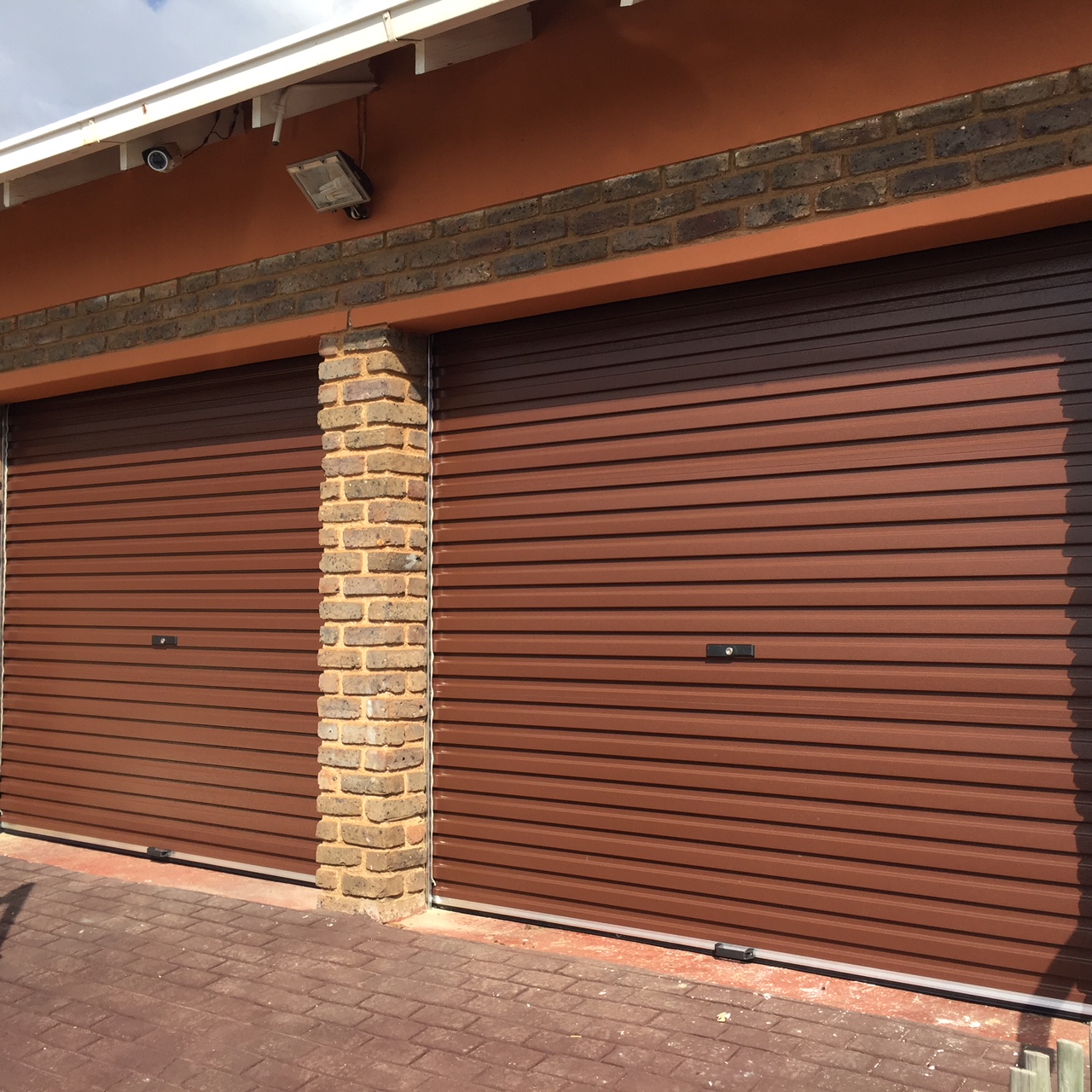 Two New roll-a-doors : colour : brown
