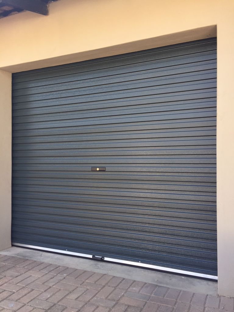 New roll-a-door : colour : gray